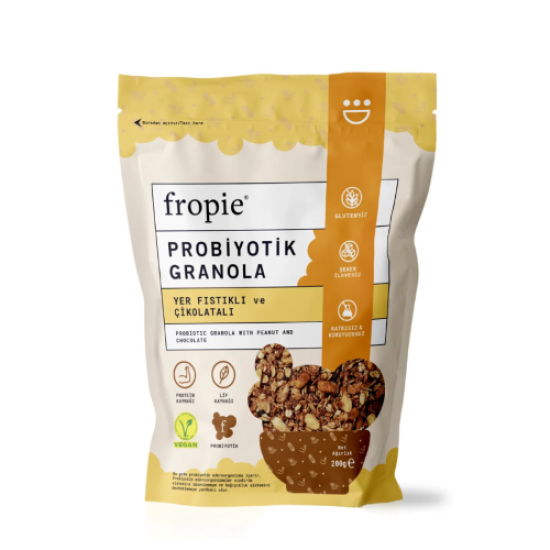 Fropie Probiyotik Granola - Yer Fıstığı & Çikolata 200 gr