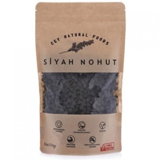 Cey Natural Foods Organik Glutensiz Siyah Nohut 500 gr