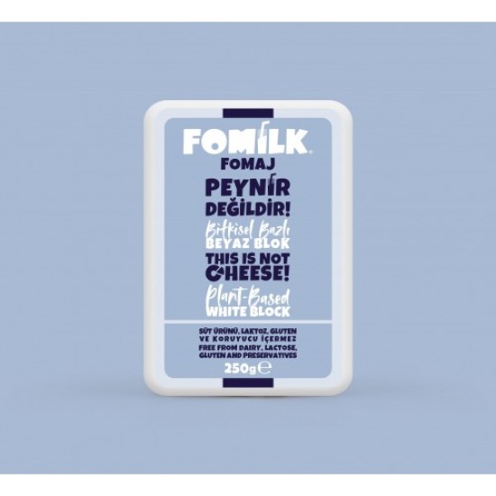 Fomilk Beyaz Blok 250g - Vegan Mozzarella Peynir