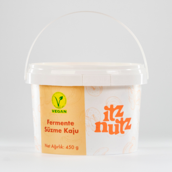 Itz Nutz Fermente Süzme Kaju - 450gr- Fermente Vegan Yoğurt