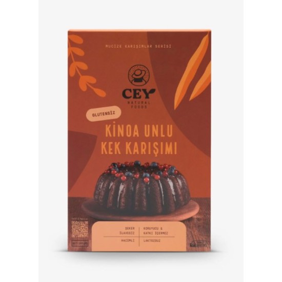 Cey Natural Foods Kinoa Unlu Keçiboynuzlu Kek Karışımı 265