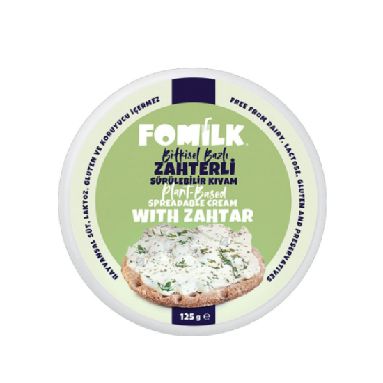 Fomilk Zahterli Sürülebilir Vegan Peynir 125 g